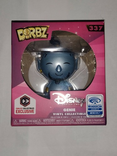 2018 Wondercon EXCLUSIVE Funko Dorbz Metallic Genie #337 Disney Aladdin Figure - Bild 2 von 9