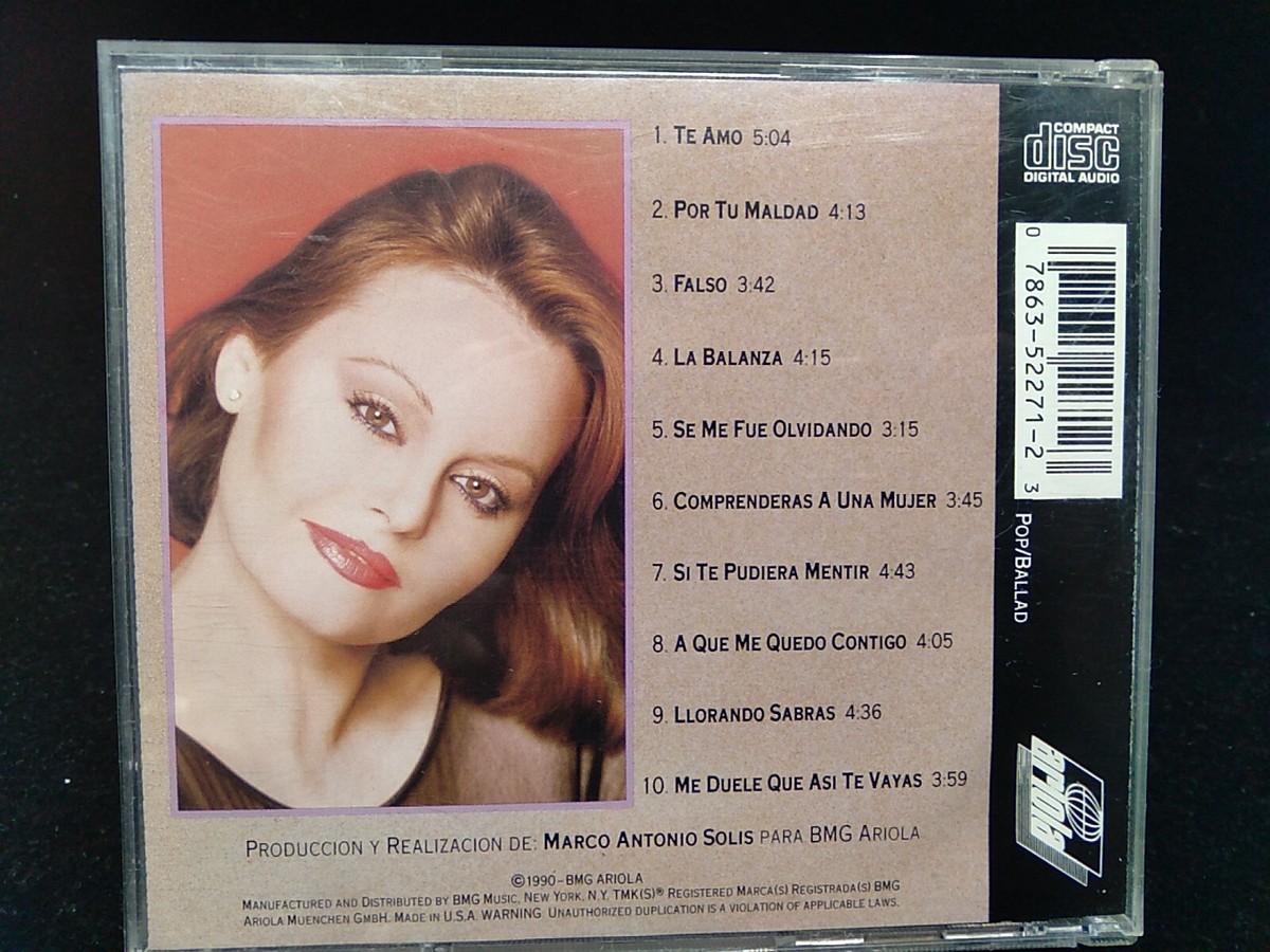 CD-📀-ROCIO DURCAL-SI TE PUDIERA MENTIR-1990 BMG/ARIOLA-COMO NUEVO
