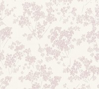 As Vliestapete Casual Living Weiß BlüMchen 395481