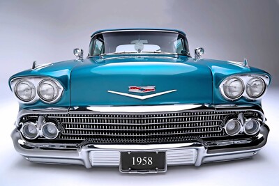 1958 Impala Low Rider front POSTER | 24X36 inch | classic car | eBay