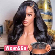 New Glueless Wig Human Hair Body Wave 13x6 HD Lace Frontal Wigs for Women 100 