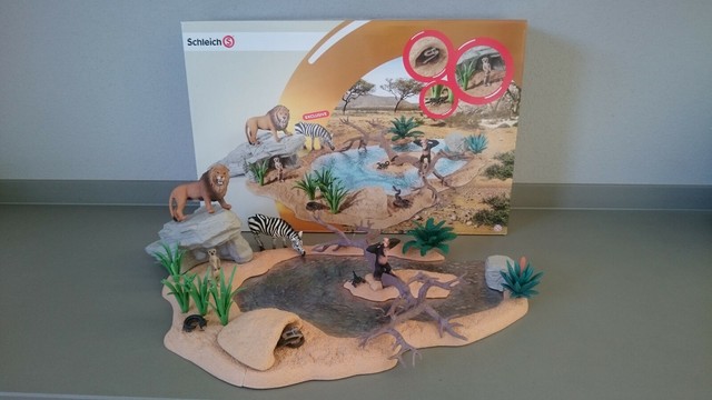 Schleich Wild Life 42258 Wasserstelle Gunstig Kaufen Ebay