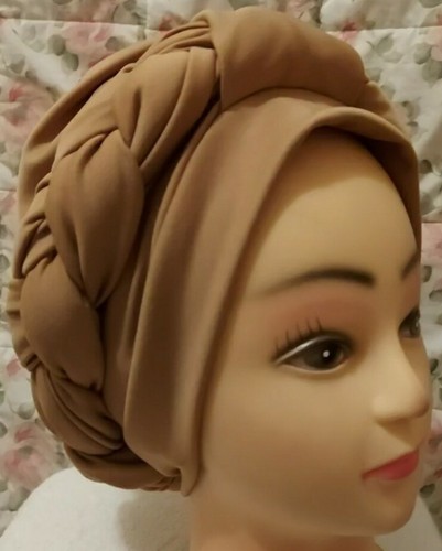 Nigeria African Turban for women, chemo cap auto gele, boho, headwear, hijab hat - Picture 4 of 8