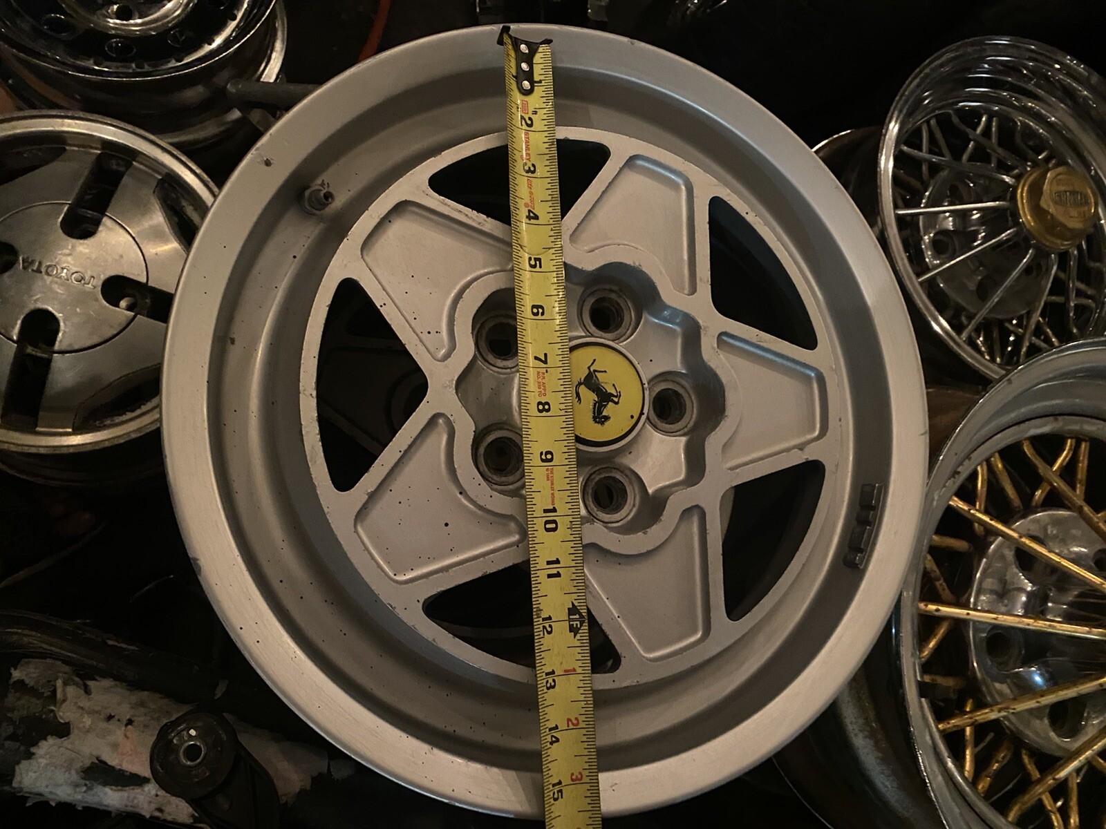 Ferrari Speedline Wheels Set 180 TR 390 Metric GAlSi7 T4 117272 E 535 Used
