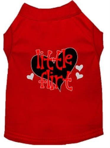 Little Flirt Screen Print Pet Puppy Cat Dog Shirt - Zdjęcie 24 z 26