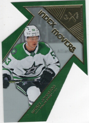 Wyatt Johnston 2023-24 Skybox NHL E-X 2000 Index Movers #IM-12 Dallas Stars