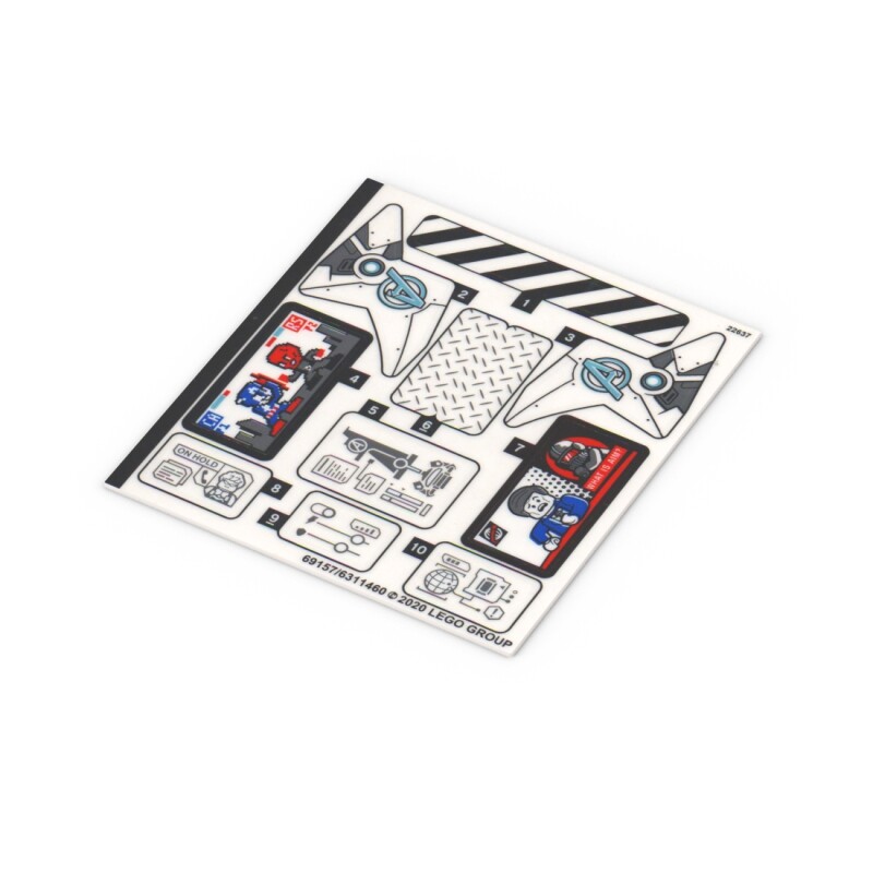 LEGO® sticker ️ Avengers Tower Battle for LEGO® Set 76166 eBay