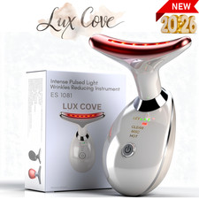 Lux Cove 7-in-1 LED Facial Sculptor, 2026 Red Light Therapy Face Massager Neck