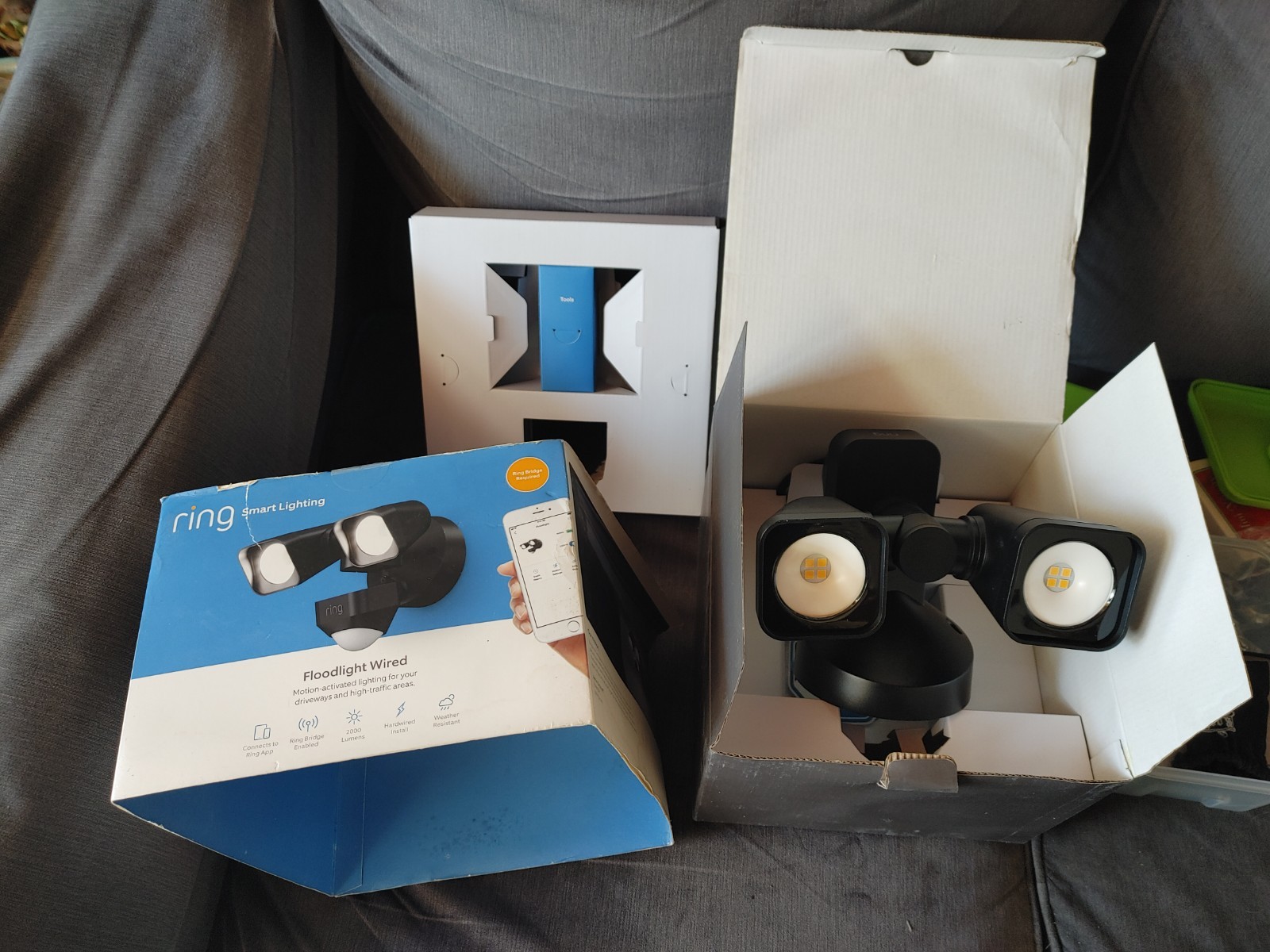 Ring Wired Smart Floodlight for Enhanced Home Security-image