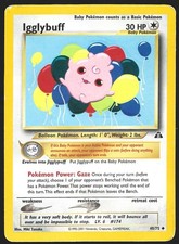 Pokémon Igglybuff 40/75 Neo Discovery Uncommon on eBay