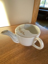 Vintage Invalid Feeder Infant Feeder Gold Trim Unbranded