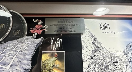 KORN "Follow the Leader" X2 RIAA CERTIFIED SALES AWARD 2MILLION-FREE SHIPPING - Picture 8 of 19