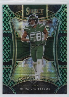 2023 Panini Select Suite Level Dragon Scale Prizm 17/70 Quincy Williams #407 3hd