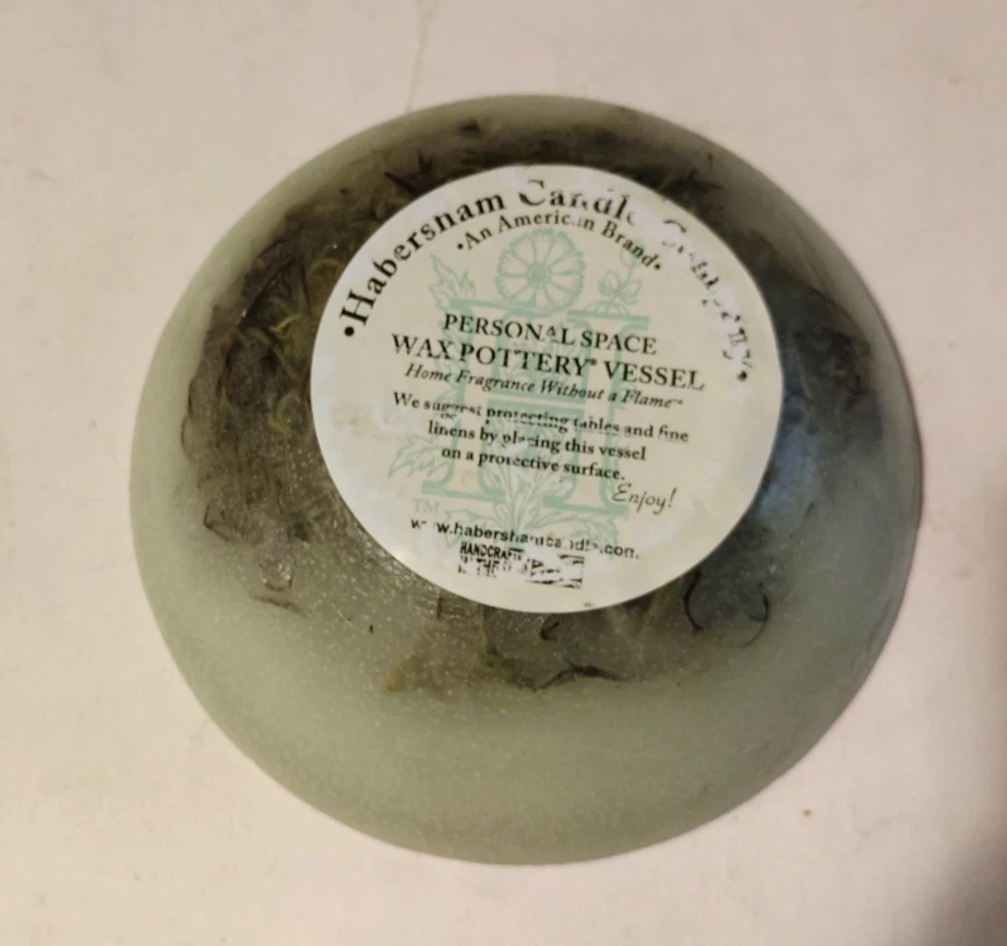 Habersham Candle Company Wax Pottery Vessel W Pressed Flowers Flameless Scented - Image 3 of 4