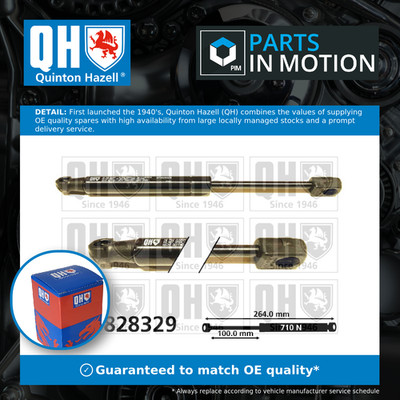 Bonnet Gas Strut fits RENAULT SCENIC Mk3 1.6 2009 on Spring Lift Front QH New
