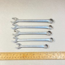 Proto Combination Wrench Lot 5 Pc 12 Point Sae Usa