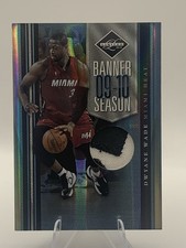 2010-11 Panini Limited - Banner Season Dwyane Wade #5 Materials Prime /25 (MEM)