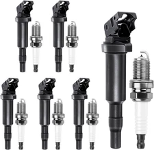6x Ignition Coil & Spark Plugs Pack For 06-13 BMW 328i 530i 530xi 528i X3 UF592