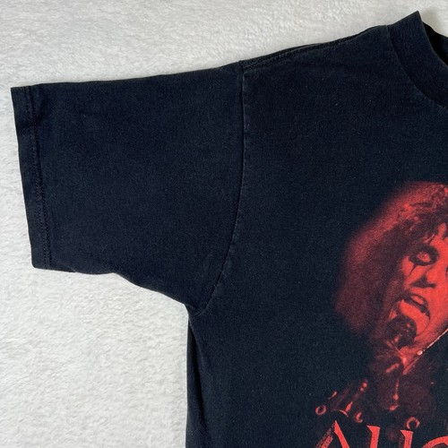 ALICE COOPER 1999 Tour Nightmare Vintage Black Red Concert T-shirt Size Large - Picture 6 of 9