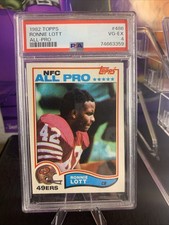 1982 Topps - Ronnie Lott #486 (RC) PSA 4 VG-EX