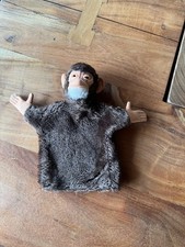 Steiff Vintage Handpuppe Affe Stoff Stofftier Puppe