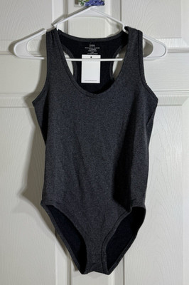 Zenana Outfitters Gray Bodysuit   Women s Size L/XL Layering Piece
