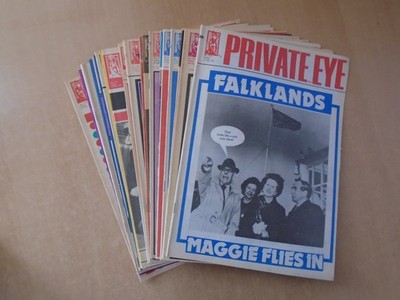 Private Eye - 24 different issues from 1983. See pics below.