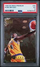 KOBE BRYANT 55 1996 SKYBOX PREMIUM ROOKIE CARD PSA 7.5 Low Pop. rookie card picture