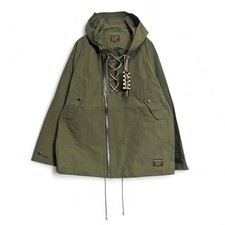 At-Dirty D-2 Weather Parka Men's J/XL Olive US.NAVY N-2 Deck Rain Parka Modify