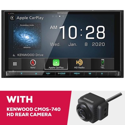 Kenwood DNX997XR 6.8 Inch Navigation DVD Receiver & CMOS-740HD HD Rear Camera