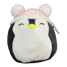 NWT KellyToy Squishmallows LUNA Penguin With Beanie 8" Plush Soft Pillow Toy NEW