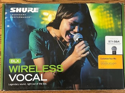 Shure BLX24/B58 Wireless Microphone System With BLX4 Receiver And BLX2 Handheld