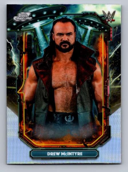 2026 Drew McIntyre ET-2 Topps Chrome Holo NM WWE Trading Card