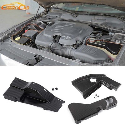 Hood Engine Dust Coolant Washer Tank Cover Trim Kit For Challenger/Charger 15-23