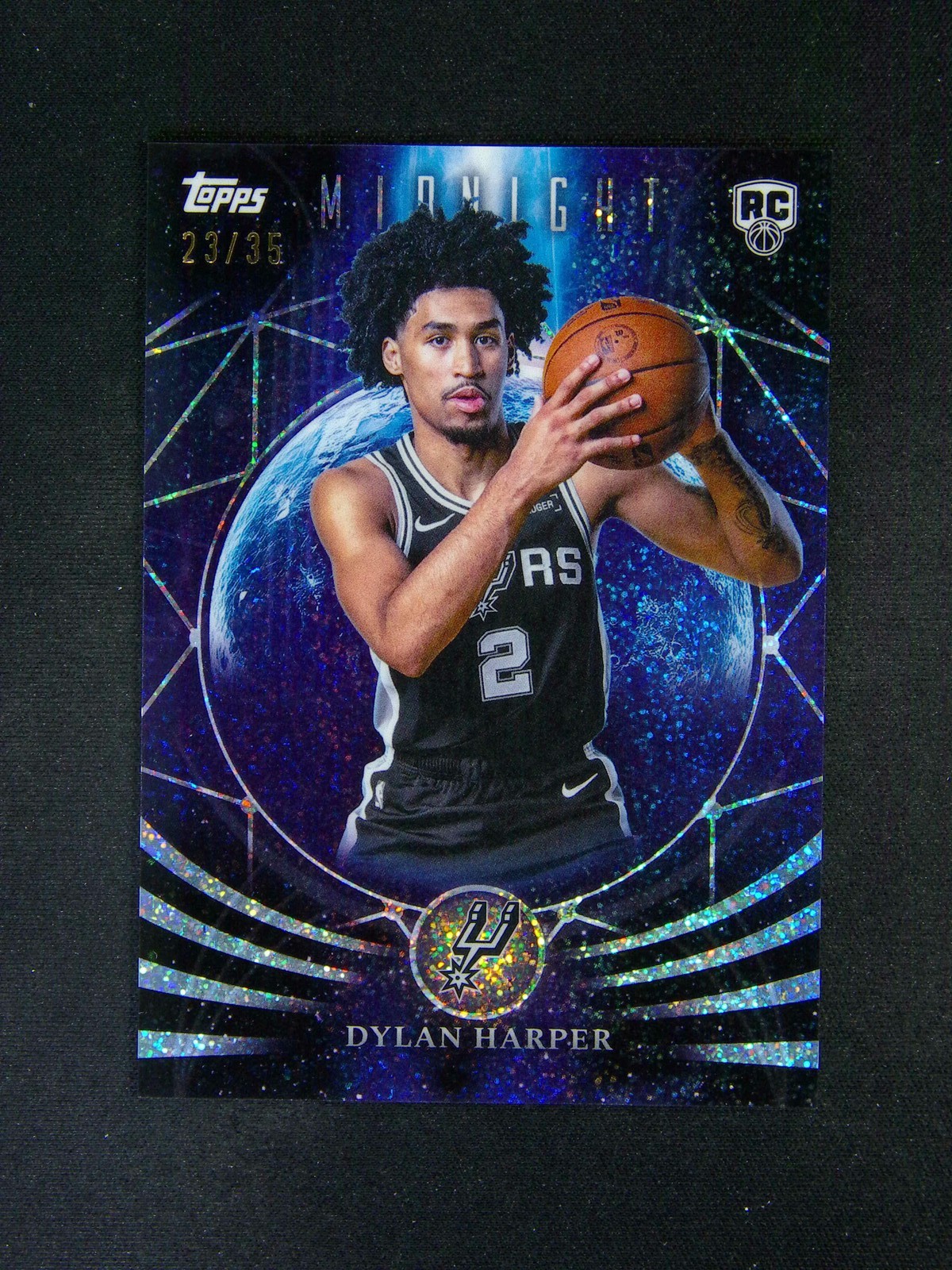 2025-26 Topps Midnight Dylan Harper RC Rookie Moonfall Winter Solstice /35