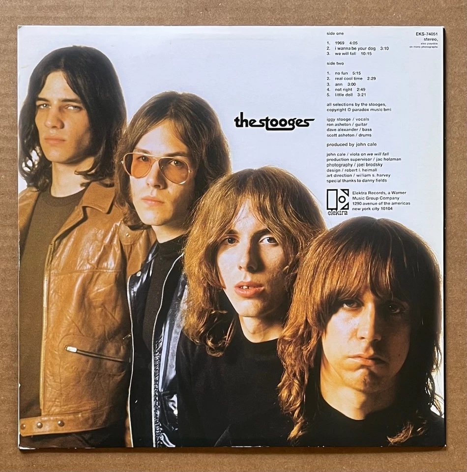 The Stooges [Iggy Pop] - Self Titled RARE reissue 180-gram vinyl LP '10 - Image 2 of 2