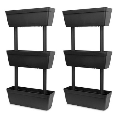 Flower Box Vertical Garden Planter Box Plant Pot for Growing Vegetables vidaXL