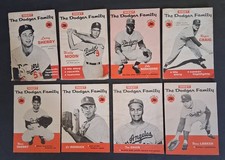 Los Angeles DODGERS 1960 Union Oil Meet the Dodger Family 8 Booklets Unocal 76