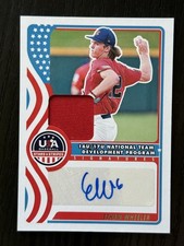 2025 Panini USA Baseball #NTS-EW Ethan Wheeler 16U/17U Nat Team Auto Materials