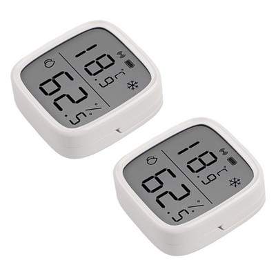 Smarter kabelloser Temperatur- und Luftfeuchtigkeitsmonitor für Zigbee mit Date