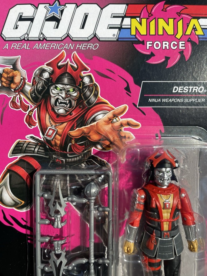 RARE GI JOE ACTION FIGURE HASBRO NINJA FORCE DESTRO & QUICK KICK 2026 ...