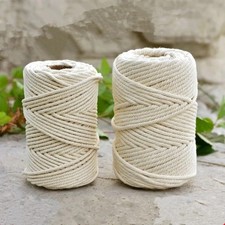 Macrame Cotton Cord Rope Single Twist String DIY Boho Home Decor Plant Hanger
