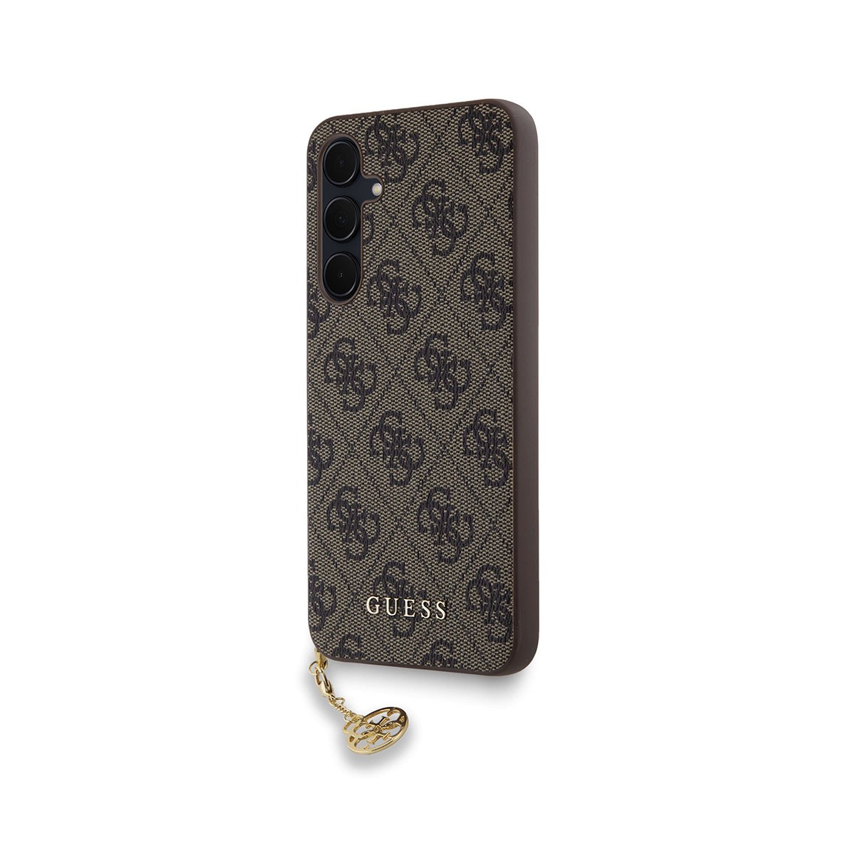 Coque Galaxy A35 5G Guess antichoc marron à breloque - 2