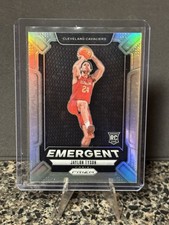 2024-25 Panini Prizm #25 Jaylon Tyson Emergent Prizms Silver Cleveland Cavaliers