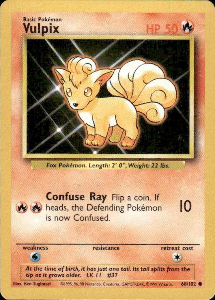Vulpix - Base Set - 068/102 - Common