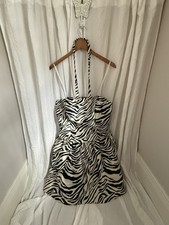 Lilly Pulitzer Akela Gold Zebra Jaquard Minidress