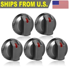 Gas Burner Knobs Dial DG64-00473B Black Fits Samsung Range Oven NX58J7750SG