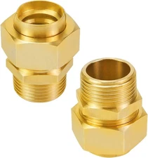 CSST Male NPT Fitting Kit Brass Natural Gas Quick Connect Adapter 3/4'' Grill Pr