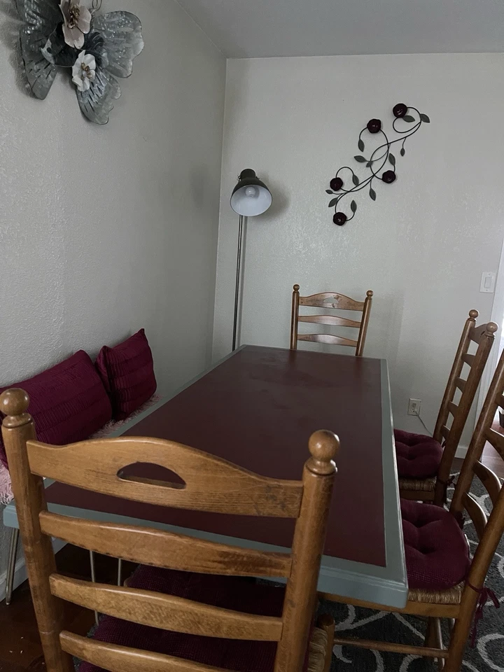 Mesa de comedor bistró estilo italiano única Foto 4 de 4