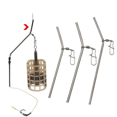 5PCS kleine Kupfer Rohr Balance Carpfishing Linie Gruppe Anti-Wicklung Balance